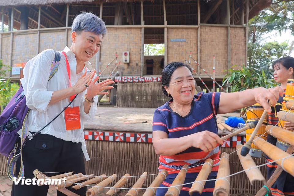 More than a sightseeing and research destination for domestic and international visitors, it also acts as a hub for cultural exchange, strengthening solidarity between Vietnam’s ethnic groups and the rest of the world. (Photo: VietnamPlus)