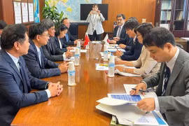 Participants at the meeting (Photo: VNA)