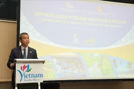 Deputy General Director of VNAT Nguyen Le Phuc speaks at the event (Photo: VNA)