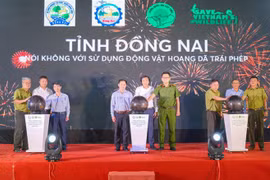 The workshop to kick off a series of activities under the theme of “Dong Nai povince says 'no' to the illegal use of wildlife” on August 23 (Photo: VNA)