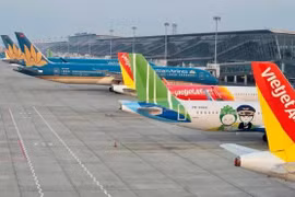 The remarkable growth in international tourist arrivals contributes to positive business results for domestic airlines in H1 (Photo: VNA)