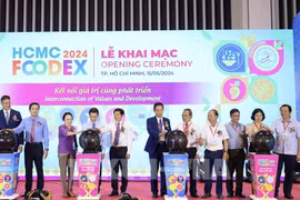 The opening ceremony of the Ho Chi Minh City International Exhibition of Food & Beverages 2024 (Photo: VNA)