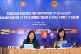 Vietnam chairs the regional meeting on promoting inter-agency collaboration on preventing child sexual abuse in ASEAN. (Photo: VNA)