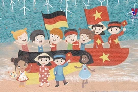 Ceramic mural reflects Vietnam-Germany friendship