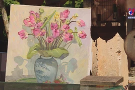 Painting exhibition comes to market fair