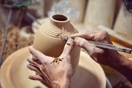 Imprints of time at an ancient ceramic village on Hong River bank 