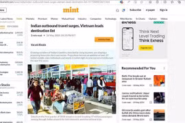 Vietnam is a leading destination for Indian tourists. (Photo: VNA)
