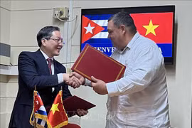 At the MoU signing (Photo: VNA)