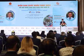 Export forum 2024 is held in the framework of the Vietnam International Sourcing Expo 2024. (Photo: VNA)