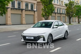 Hyundai Accent model is the best seller with 2,052 vehicles delivered to buyers in November. (Photo: VNA)