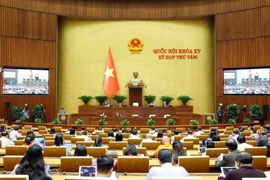 At the 15th National Assembly's eighth sitting (Photo: VNA)