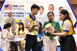 At the fourth Vietnam International Milk and Dairy Products Exhibition (Photo: VNA)