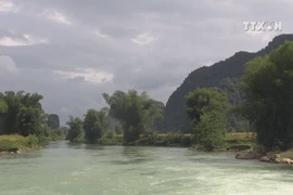 Quay Son river, beautiful spot in northern border area