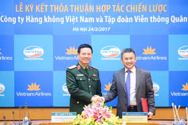 Viettel, Vietnam Airlines ink co-operation agreement