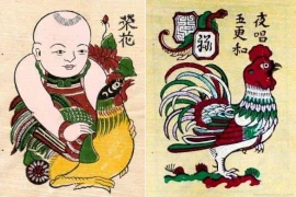 Souvenirs with rooster images attract buyers on Lunar New Year