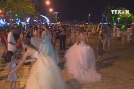 Extravaganza street carnival in Da Nang city