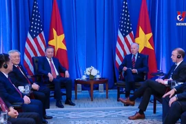 Vietnamese top leader meets US President