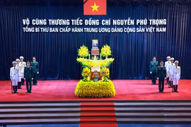 National mourning for Party General Secretary Nguyen Phu Trong: Respect-paying ceremony in Hanoi