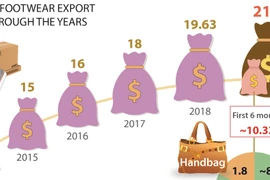 Leather, footwear export turnover to hit 21.5 billion USD in 2019