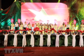 Art programme in Quang Tri marks National Reunification Day