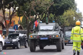 Armored cars mobilised for security of summit