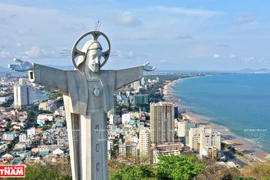 Towering statue of Jesus Christ in Vung Tau
