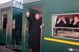 DPRK Chairman takes train for Hanoi Summit with US President