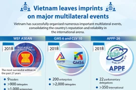 Vietnam leaves imprints on major multilateral events