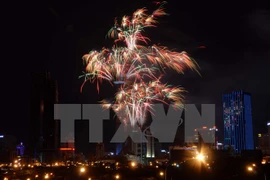 HCM City: New Year’s fireworks set off in two venues
