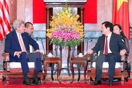 President welcomes US Secretary of State in Hanoi 
