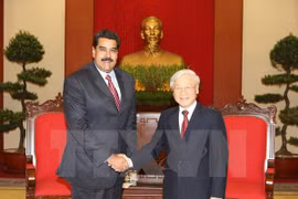 Party leader welcomes Venezuelan President