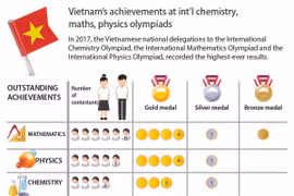 Vietnam’s achievements at int’l chemistry, maths, physics olympiads
