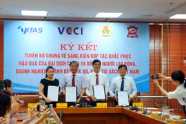 Cooperation statement inked to support garment, footwear workers, companies