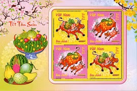 Year of the buffalo stamp set released