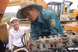 Tet far from home for road construction workers