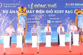Work begins on 345-million-USD wind farm in Bac Lieu