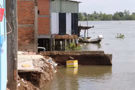 Long An to build erosion prevention works along rivers