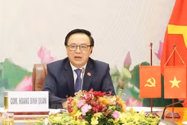 Vietnamese, Lao Party officials hold online talks 
