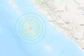 Twin earthquakes rock Indonesia’s Sumatra island