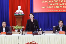 NA Chairwoman hails Quang Nam's efforts amid COVID-19, natural disasters
