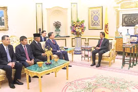 Public security minister pays courtesy call to Sultan of Brunei