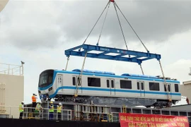 First train for HCM City Metro Line No 1 arrives from Japan