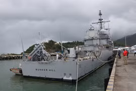 US naval ships arrive in Da Nang