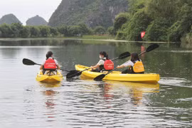 Kayak tours on offer at Trang An Scenic Landscape Complex