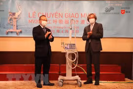 Japanese ventilators handed over to help fight COVID-19