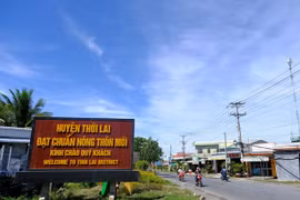 Can Tho city finishes building new-style rural areas