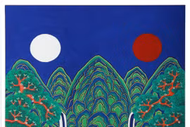 Korean folk paintings displayed in Hanoi