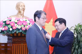 Japanese outgoing ambassador honoured 