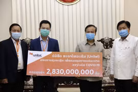 Vietnamese companies assist Laos’ efforts in COVID-19 fight