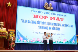Donors greatly contribute to ensuring social security in Long An 